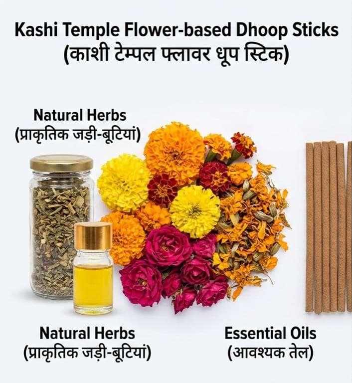 Namo Banaras flower based havan cup - Thumbnail 3